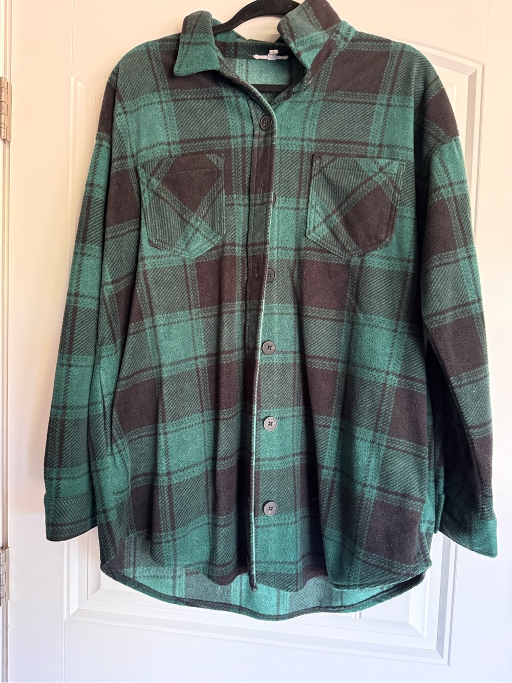 Maurices Green and Black Plaid Jacket